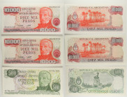 Argentina - Lotto di 3 banconote: 2 esemplari da 10.000 Pesos ND (1979-1980) P#306a.3 - 500 Pesos ND (1982) P#303c

SPEDIZIONE IN TUTTO IL MONDO - W...