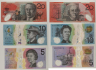 Australia - Lotto di 3 banconote: 20 Dollars 2008 P#59.f - 10 Dollars 2017 P#63 - 5 Dollars 2016 P#62

SPEDIZIONE IN TUTTO IL MONDO - WORLDWIDE SHIP...