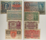 Austria - Lotto di 4 banconote: 20 Kronen 1913 P#13 - 100 Kronen 1922 P#77 - 20 Kronen 1922 P#76 - 1 Krone 1916 P#16

SPEDIZIONE SOLO IN ITALIA - SH...