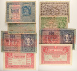 Austria - Lotto di 4 banconote: 1000 Kronen 1922 P#78 - 100 Kronen 1922 P#77 - 10 Kronen 1904 P#9 - 2 Kronen 1917 P#21

SPEDIZIONE SOLO IN ITALIA - ...