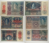 Austria - Lotto di 3 banconote: 50 Kronen 1914 (1919) P#54 - 20 Kronen 1913 P#13 - 10 Kronen 1919 P#51

SPEDIZIONE SOLO IN ITALIA - SHIPPING ONLY IN...