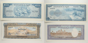Cambogia - Lotto di 2 banconote: 100 Riels ND (1956-1972) P#13 - 50 Riels ND (1956-1974) P#7

SPEDIZIONE IN TUTTO IL MONDO - WORLDWIDE SHIPPING

U...