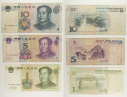 Cina - Lotto di 3 banconote: 10 Yuan 1999 P#898 - 5 Yuan 1999 P#897 - 1 Yuan 1999 P#895

SPEDIZIONE IN TUTTO IL MONDO - WORLDWIDE SHIPPING

VF