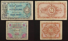 Germania - Occupazione alleata (1945-1949) - Lotto di 2 banconote da 10 e 5 Mark 1944

SPEDIZIONE SOLO IN ITALIA - SHIPPING ONLY IN ITALY

F
