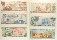 Costa Rica - Lotto di 3 banconote: 20 Colones (Series C) 1980 P#238 - 10 Colones (Series D) 1979 P#237 - 5 Colones (Series D) 1979 P#236

SPEDIZIONE...