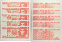Cuba - Lotto di 5 banconote consecutive da 3 Pesos 2004 - P#127a

SPEDIZIONE IN TUTTO IL MONDO - WORLDWIDE SHIPPING

c AU