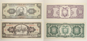 Ecuador - Lotto di 2 banconote: 50 Sucres 1984 P#122 - 100 Sucres 1991 P#123A

SPEDIZIONE IN TUTTO IL MONDO - WORLDWIDE SHIPPING

UNC