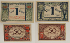 Francia - Notgeld - Nizza - Lotto di 2 banconote da 1 Franco e 50 Centimes 1917

SPEDIZIONE SOLO IN ITALIA - SHIPPING ONLY IN ITALY

EF