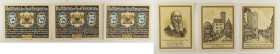 Germania - Repubblica di Weimar (1918-1933) - Città di Lenzen sull'Elba (provincia prussiana del Brandeburgo) - Lotto di 3 banconote notgeld: 2 esempl...