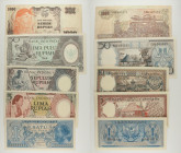 Indonesia - Lotto di 5 banconote: 1000 Rupiah 1968 P#110 - 50 Rupiah 1964 P#96 - 10 Rupiah 1958 P#56 - 5 Rupiah ND (1958) P#55 - 1 Rupiah 1956 P#74
...