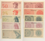 Indonesia - Lotto di 5 banconote: 50 Sen 1964 P#94 - 25 Sen 1964 P#93 - 10 Sen 1964 P#92 - 5 Sen 1964 P#91 - 1 Sen 1964 P#90

SPEDIZIONE IN TUTTO IL...