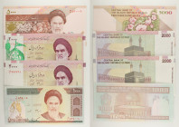 Iran - Lotto di 4 banconote: 5000 Rials ND (1993-2009) P#165 - 2 esemplari da 2000 Rials ND (2005-2013) P#164 - 1000 Rials ND (1992) P#143

SPEDIZIO...