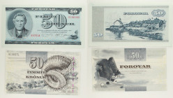 Isole Faroe - Lotto di 2 banconote: 50 Kronur ND (1978-1994) P#20 - 50 Kronur 2011 P#29

SPEDIZIONE IN TUTTO IL MONDO - WORLDWIDE SHIPPING

UNC