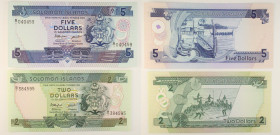 Isole Salomone - Lotto di 2 banconote 5 Dollars ND (2004-2011) P#26 - 2 Dollars 1986 P#13

SPEDIZIONE IN TUTTO IL MONDO - WORLDWIDE SHIPPING

UNC