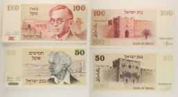 Israele - Lotto di 2 banconote: 100 Sheqalim 1979 P#47 - 50 Sheqalim 1978 P#46

SPEDIZIONE IN TUTTO IL MONDO - WORLDWIDE SHIPPING

UNC