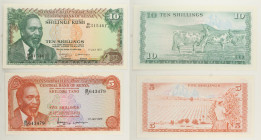 Kenya - Lotto di 2 banconote: 10 Shillings 1977 P#12 - 5 Shillings 1977 P#11

SPEDIZIONE IN TUTTO IL MONDO - WORLDWIDE SHIPPING

UNC