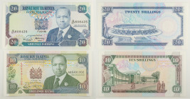 Kenya - Lotto di 2 banconote: 20 Shillings 1990 P#25c - 10 Shillings 1992 P#24d

SPEDIZIONE IN TUTTO IL MONDO - WORLDWIDE SHIPPING

UNC