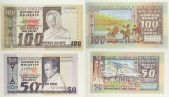 Madagascar - Lotto di 2 banconote: 50 Francs/10 Ariary ND (1974-1978) P#62a - 100 Francs/20 Ariary ND (1974-1978) P#63a

SPEDIZIONE IN TUTTO IL MOND...