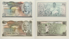 Malawi - Lotto di 2 banconote 50 Tambala 1982 P#13 - 50 Tambala 1986 P#18

SPEDIZIONE IN TUTTO IL MONDO - WORLDWIDE SHIPPING

UNC