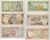 Malta - Lotto di 3 banconote: 1 Lira 1973 P#31 - 1 Lira 1979 P#34 - 2 Liri 1989 P#41

SPEDIZIONE IN TUTTO IL MONDO - WORLDWIDE SHIPPING

F-VF