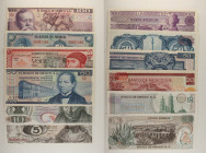 Messico - Lotto di 6 banconote: 100 Pesos ND (1981-1982) P#74 - 20 Pesos ND (1972-1977) P#64 - 50 Pesos ND (1948-1972) P#49 - 50 Pesos 1981 P#73 - 5 P...