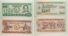 Mozambico - Lotto di 2 banconote: 100 Meticais 1980 P#126 - 50 Meticais 1980 P#125

SPEDIZIONE IN TUTTO IL MONDO - WORLDWIDE SHIPPING

UNC