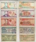Mozambico - Lotto di 5 banconote: 100 Meticais 1983 P#130 - 500 Meticais 1989 P#131 - 1000 Meticais 1991 P#135 - 5000 Meticais 1991 P#136 - 10.000 Met...