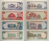 Nicaragua - Lotto di 4 banconote 100 Cordobas 1985 P#154 - 50 Cordobas P#153 - 20 Cordobas 1985 P#152 - 10 Cordobas 1985 P#151

SPEDIZIONE IN TUTTO ...