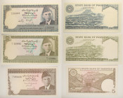 Pakistan - Lotto di 3 banconote: 5 Rupees ND (1984-1999) P#38 - 10 Rupees ND (1976-1982) P#29 - 10 Rupees 1982 P#R6

SPEDIZIONE IN TUTTO IL MONDO - ...