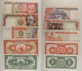 Perù - Lotto di 5 banconote: 500.000 Intis 1988 P#142 - 5000 Soles de Oro ND (1976-1985) P#117 - 50 Intis ND (1985-1987) P#131 - 10 Soles de Oro 1965 ...