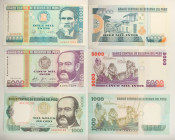 Perù - Lotto di 3 banconote: 1000 Soles de Oro 1981 P#122 - 5000 Intis 1988 P#137 - 10.000 Intis 1988 P#141

SPEDIZIONE IN TUTTO IL MONDO - WORLDWID...