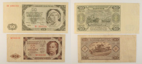 Polonia - Lotto di 2 banconote: 50 Zlotys 1948 P#138 - 10 Zlotys 1948 P#136 - livello di conservazione molto buono.

SPEDIZIONE SOLO IN ITALIA - SHI...