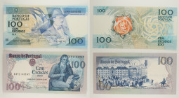 Portogallo - Lotto di 2 banconote: 100 Escudos 1981 P#179 - 100 Escudos 1987 P#178

SPEDIZIONE IN TUTTO IL MONDO - WORLDWIDE SHIPPING

UNC