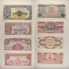 Regno Unito - British Armed Forces - Lotto di 4 banconote: 5 Pounds 1948 P#M23 - 1 Pound 1956 P#M29 - 1 Pound 1962 P#M36 - 1 Pound 1948 P#M22

SPEDI...