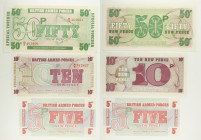 Regno Unito - British Armed Forces - Lotto di 3 banconote: 50 New Pence P#M46 - 10 New Pence 1972 P#M45 - 5 New Pence 1972 P#M44

SPEDIZIONE IN TUTT...
