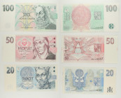 Repubblica Ceca - Lotto di 3 banconote: 100 Korun 1997 P#18 - 50 Korun 1997 P#17 - 20 Korun 1994 P#10

SPEDIZIONE IN TUTTO IL MONDO - WORLDWIDE SHIP...