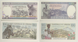 Rwanda - Lotto di 2 banconote: 100 Francs 1982 P#18 - 100 Francs 1978 P#12

SPEDIZIONE IN TUTTO IL MONDO - WORLDWIDE SHIPPING

UNC
