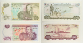Seychelles - Lotto di 2 banconote: 50 Rupees 1977 P#21 - 20 Rupees 1977 P#20

SPEDIZIONE IN TUTTO IL MONDO - WORLDWIDE SHIPPING

UNC