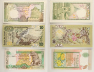 Sri Lanka - Lotto di 3 banconote: 10 Rupees 1989 P#96c - 10 Rupees 1979 P#85 - 10 Rupees 1994 P#102c

SPEDIZIONE IN TUTTO IL MONDO - WORLDWIDE SHIPP...