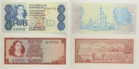 Sud Africa - Lotto di 2 banconote: 2 Rand ND (1978-1990) P#118 - 1 Rand ND (1973-1975) P#115

SPEDIZIONE IN TUTTO IL MONDO - WORLDWIDE SHIPPING

A...