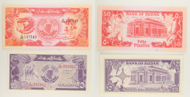 Sudan - Lotto di 2 banconote: 50 Piastre 1985 P#31 - 25 Piastre 1987 P#37

SPEDIZIONE IN TUTTO IL MONDO - WORLDWIDE SHIPPING

UNC