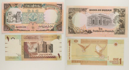 Sudan - Lotto di 2 banconote: 10 Pounds 1411 (1991) P#46 - 1 Pound 2006 P#64a1

SPEDIZIONE IN TUTTO IL MONDO - WORLDWIDE SHIPPING

UNC