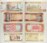 Mondiali - Lotto di 4 banconote: Sudan 20 Pounds 2017 P#74d - Sudan del Sud 20 Pounds 2017 P#13c - Sudan 5 Pounds 1411 (1991) P#45 - Sudan One Pound 2...