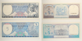 Suriname - Lotto di 2 banconote: 5 Gulden 1963 P#120 - 5 Gulden 1982 P#125

SPEDIZIONE IN TUTTO IL MONDO - WORLDWIDE SHIPPING

UNC