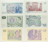 Svezia - Lotto di 3 banconote: 10 Kronor 1968 P#56 - 10 Kronor 1975 P#52 - 5 Kronor 1978 P#51

SPEDIZIONE IN TUTTO IL MONDO - WORLDWIDE SHIPPING

...