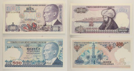 Turchia - Lotto di 2 banconote: 1000 Lira ND (1986-1988) P#196 - 500 Lira ND (1983-1984) P#195

SPEDIZIONE IN TUTTO IL MONDO - WORLDWIDE SHIPPING