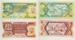 Uganda - Lotto di 2 banconote: 10 Shillings 1987 P#28 - 5 Shillings 1987 P#27

SPEDIZIONE IN TUTTO IL MONDO - WORLDWIDE SHIPPING

UNC