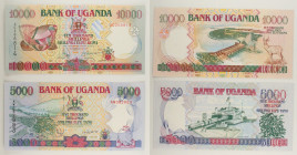 Uganda - Lotto di 2 banconote: 10.000 Shillings 1995 P#38 - 5000 Shillings 1993 P#37

SPEDIZIONE IN TUTTO IL MONDO - WORLDWIDE SHIPPING

UNC