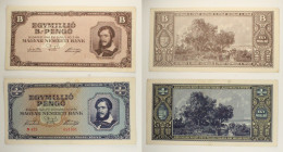 Ungheria - Lotto di 2 banconote: 1.000.000 B.-Pengo 1946 P#134 - 1.000.000 Pengo 1945 P#122

SPEDIZIONE SOLO IN ITALIA - SHIPPING ONLY IN ITALY

V...