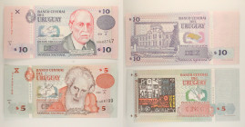 Uruguay - Lotto di 2 banconote: 10 Pesos Uruguayos 1998 P#81 - 5 Pesos Uruguayos 1998 P#80

SPEDIZIONE IN TUTTO IL MONDO - WORLDWIDE SHIPPING

AU-...